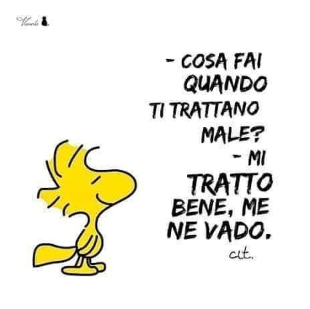 mi tratto bene: me ne vado